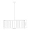 Z-Lite Glacier Chandelier, 12-Light, 32.5 In.W x 12 In.H, Matte Black/Clear 1943P32-MB - alternate 4